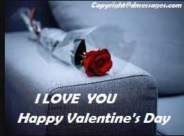 Valentine day sms for her