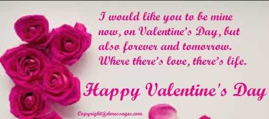 Valentines day quotes for her - Dmessages