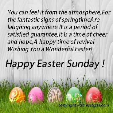 easter wishes messages